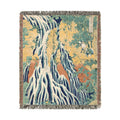Kirifuri Waterfall at Kurokami Mountain in Shimotsuke 下野黒髪山の霧降滝 — Woven Blanket